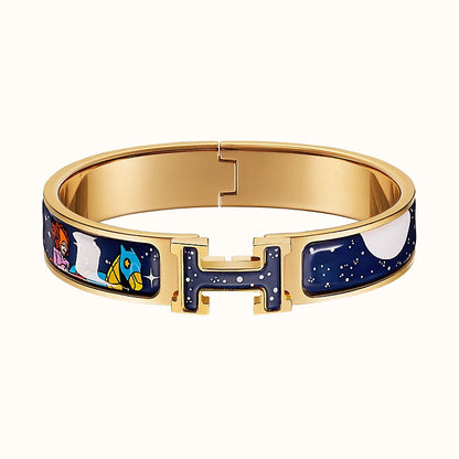 [Glitter Jewelry]H STAR AND MOON BRACELET 12MM