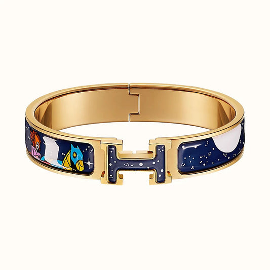 [Glitter Jewelry]H STAR AND MOON BRACELET 12MM