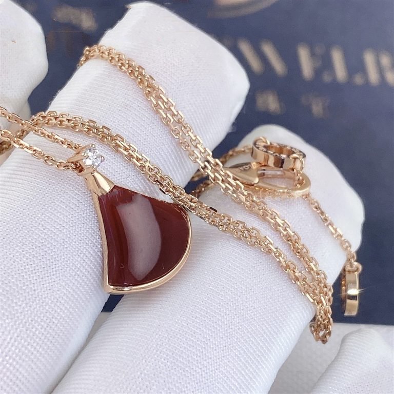 [Glitter Jewelry]DREAM NECKLACE CARNELIAN 1 DIAMOND
