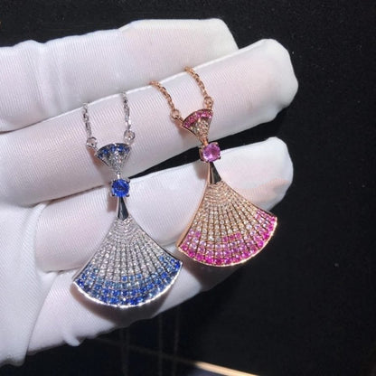 [Glitter Jewelry]DREAM NECKLACE AGATE SILVER DIAMOND