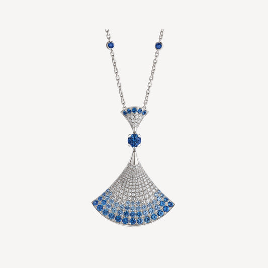 [Glitter Jewelry]DREAM NECKLACE AGATE SILVER DIAMOND