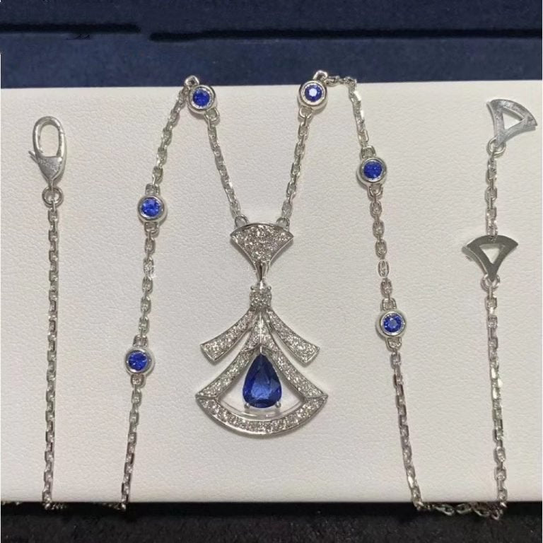 [Glitter Jewelry]DREAM NECKLACE AGATE DIAMOND SILVER