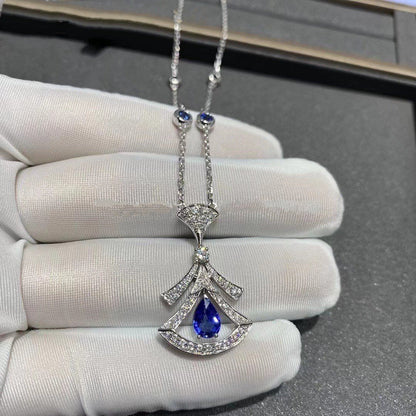 [Glitter Jewelry]DREAM NECKLACE AGATE DIAMOND SILVER