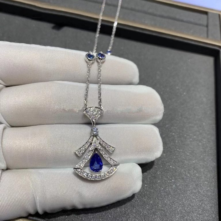 [Glitter Jewelry]DREAM NECKLACE AGATE DIAMOND SILVER