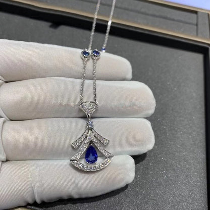 [Glitter Jewelry]DREAM NECKLACE AGATE DIAMOND SILVER