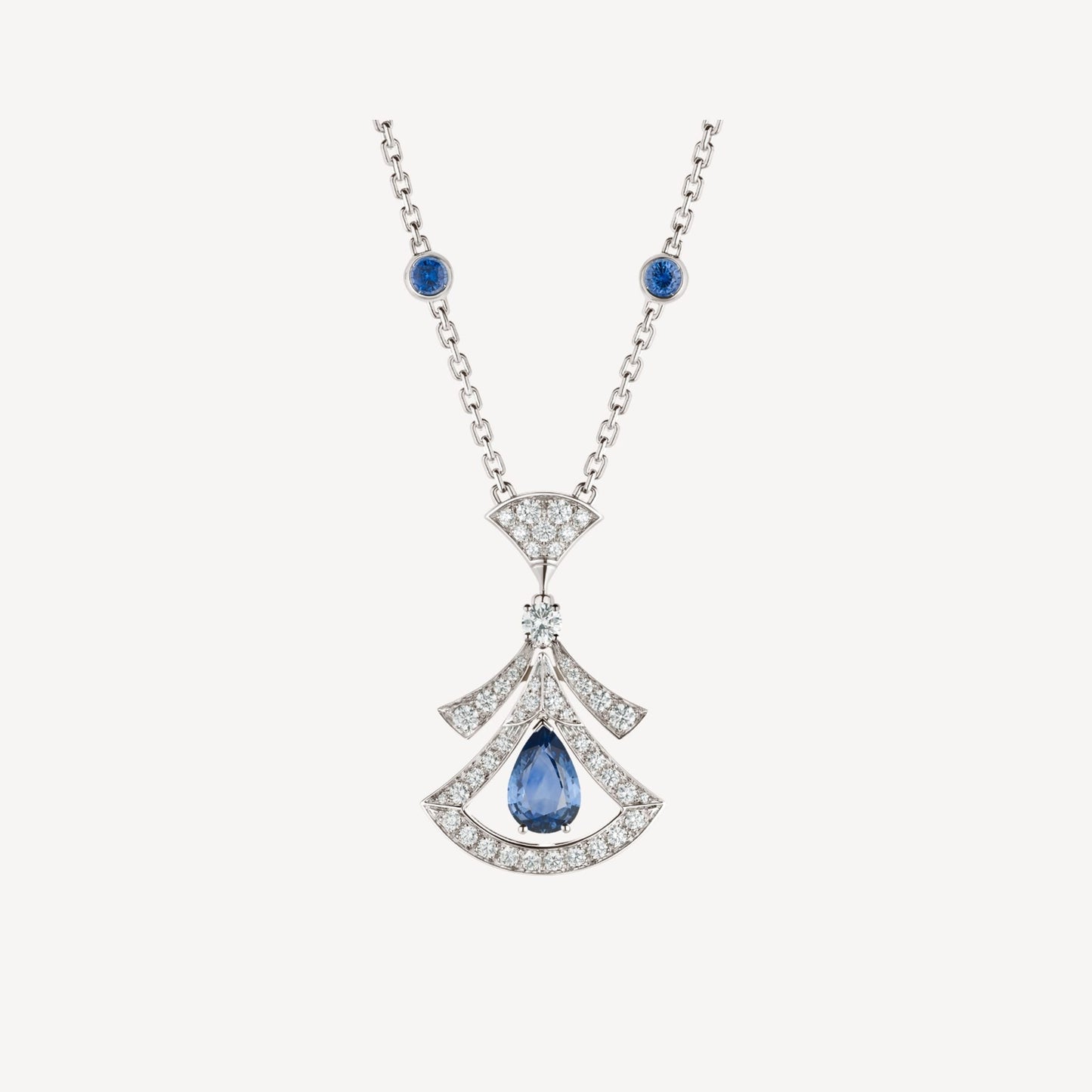 [Glitter Jewelry]DREAM NECKLACE AGATE DIAMOND SILVER