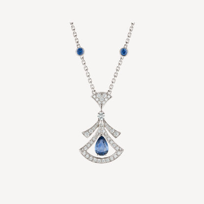 [Glitter Jewelry]DREAM NECKLACE AGATE DIAMOND SILVER