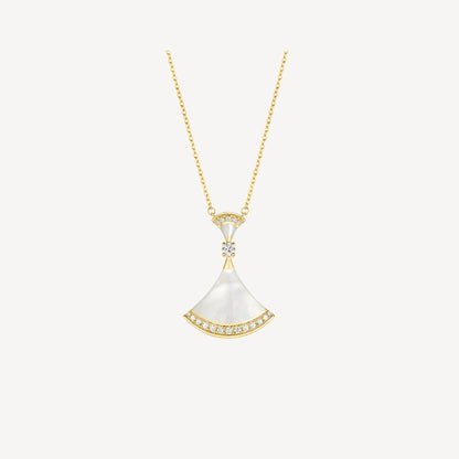 [Glitter Jewelry]DREAM NECKLACE MOP GOLD DIAMOND