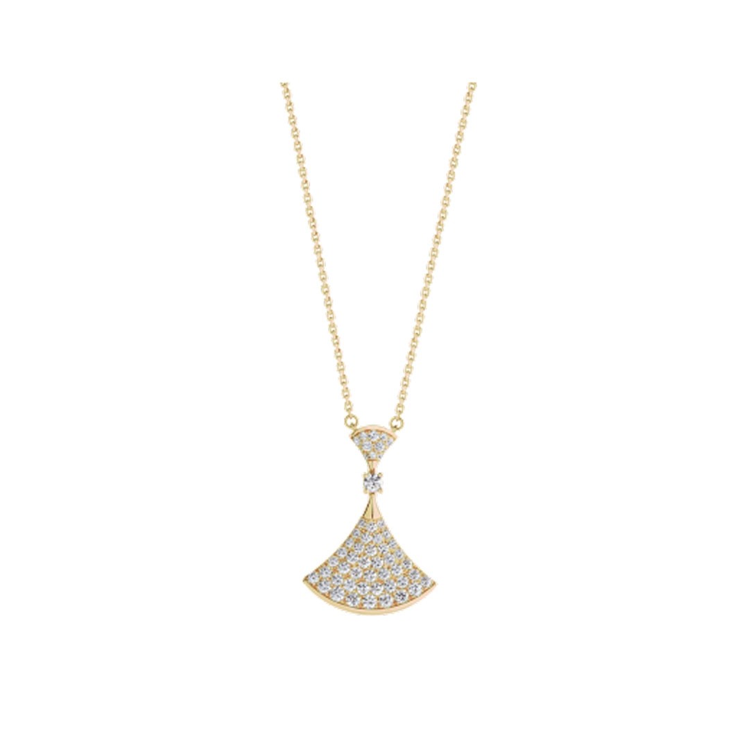 [Glitter Jewelry]DREAM NECKLACE GOLD FULL DIAMOND
