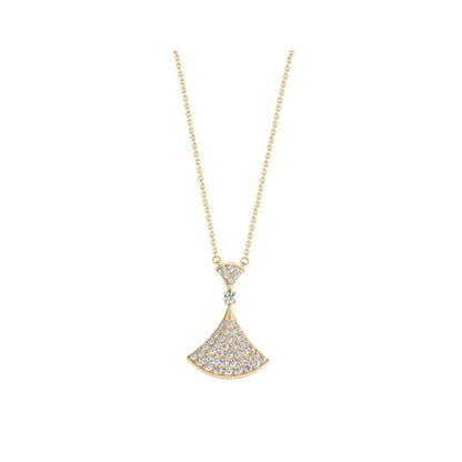 [Glitter Jewelry]DREAM NECKLACE GOLD FULL DIAMOND