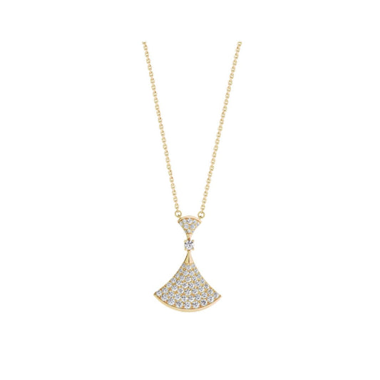 [Glitter Jewelry]DREAM NECKLACE GOLD FULL DIAMOND