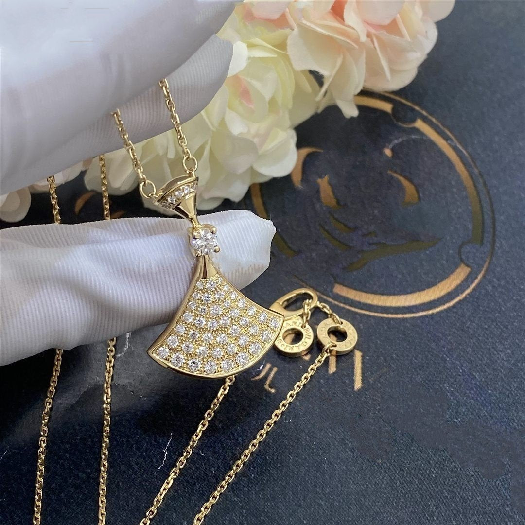[Glitter Jewelry]DREAM NECKLACE GOLD FULL DIAMOND