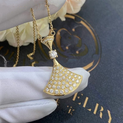 [Glitter Jewelry]DREAM NECKLACE GOLD FULL DIAMOND