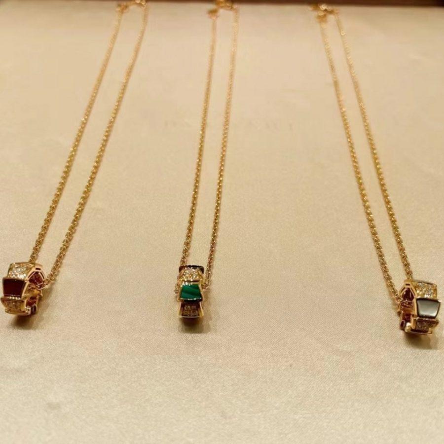 [Glitter Jewelry]SERPENTI PEDANT DIAMOND NECKLACE