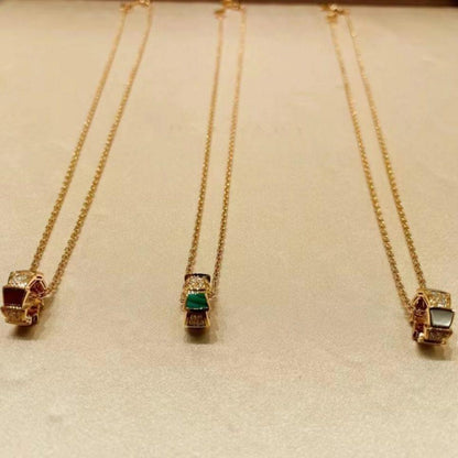 [Glitter Jewelry]SERPENTI PEDANT DIAMOND NECKLACE