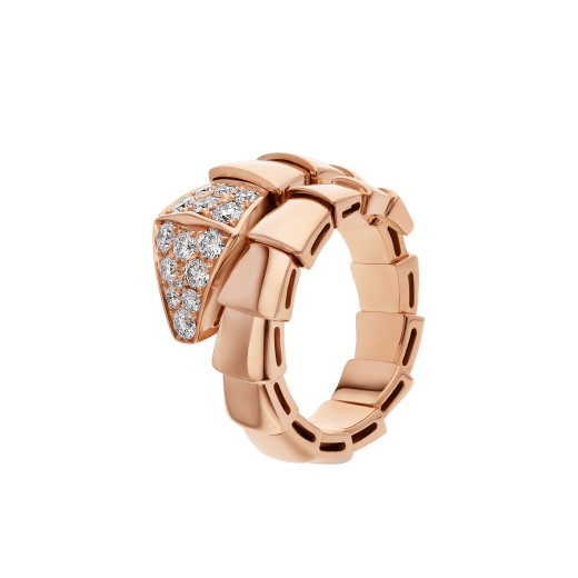 [Glitter Jewelry]SERPENTI RING PINK GOLD DIAMOND