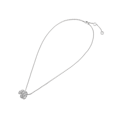 [Glitter Jewelry]SERPENTI  NECKLACE DOUBLE RING DIAMOND