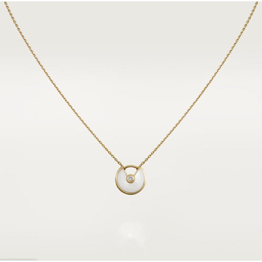 [Glitter Jewelry]AMULETTE ROSE GOLD MOP NECKLACE