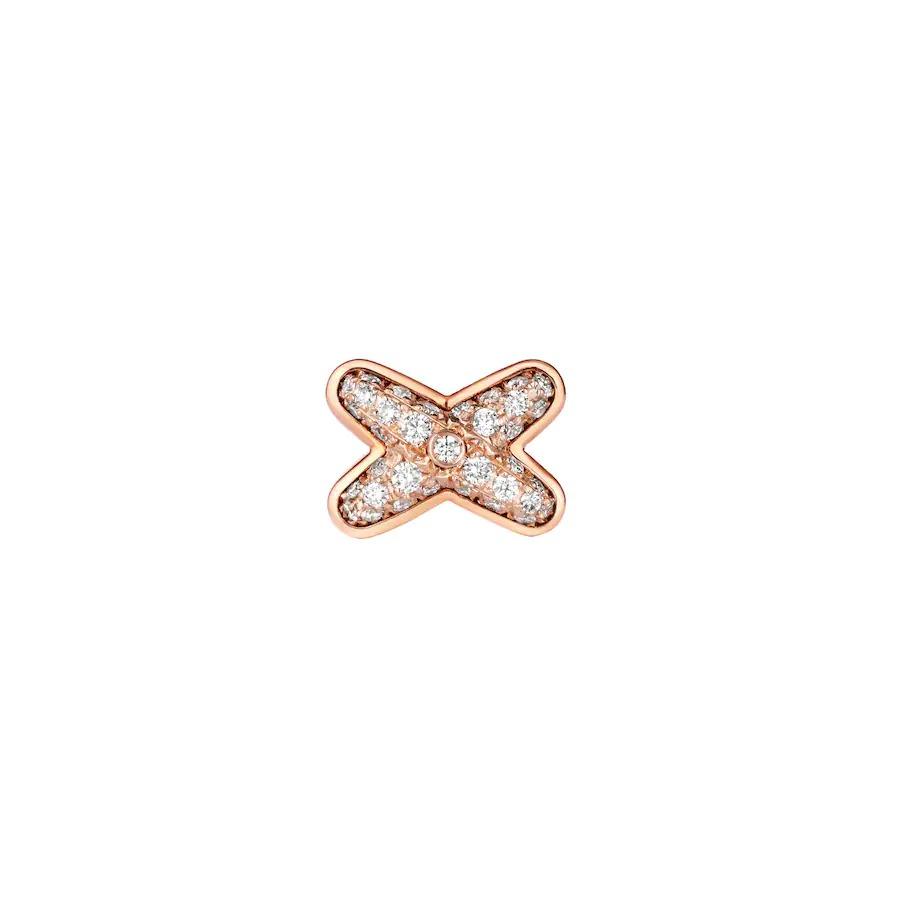 [Glitter Jewelry]JEUX DE PINK GOLD DIAMOND EARRINGS