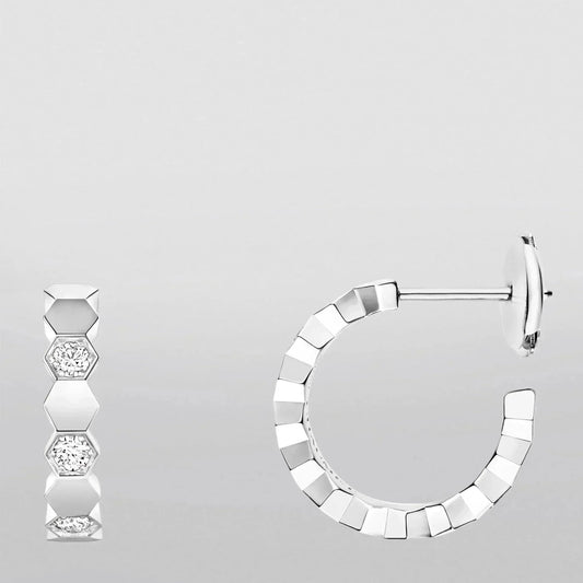 [Glitter Jewelry]Hollow Design Four-Leaf Clover Flower Shape Ring