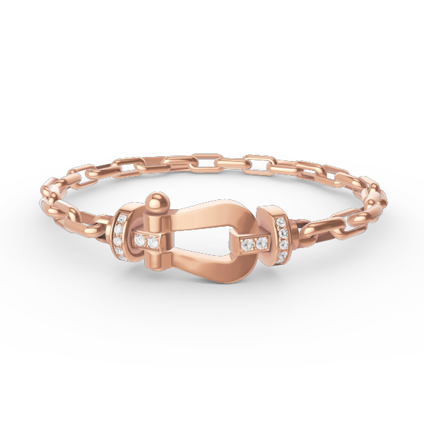 [Glitter Jewelry]FORCE LARGE HORSESHOE CLASP  METAL BRACELET