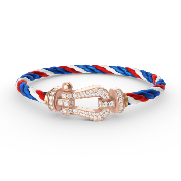 [Glitter Jewelry]FORCE LARGE HORSESHOE FULL DIAMOND BRACELET ROSE GOLD