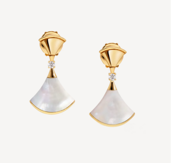 [Glitter Jewelry]DREAM MOP 1 DIAMOND EARRINGS
