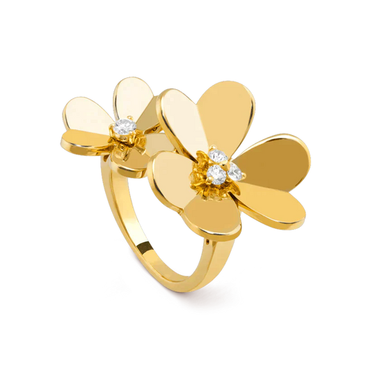 [Glitter Jewelry]CLOVER COMOS GOLD DIAMOND RING