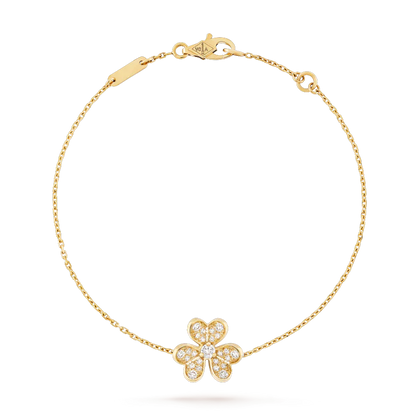 [Glitter Jewelry]FRIVOLE GOLD FLOWER DIAMOND BRACELET