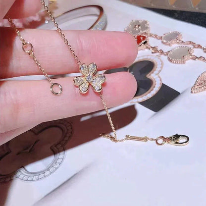 [Glitter Jewelry]FRIVOLE GOLD FLOWER DIAMOND BRACELET