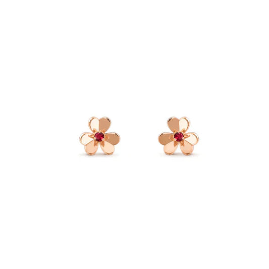 [Glitter Jewelry]FRIVOLE  FLOWER PINK EARRINGS