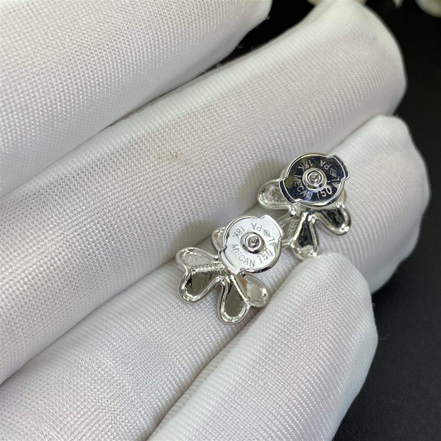 [Glitter Jewelry]FRIVOLE MINI SILVER FLOWER EARRINGS