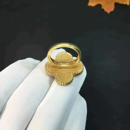 [Glitter Jewelry]CLOVER MALACHITE RING