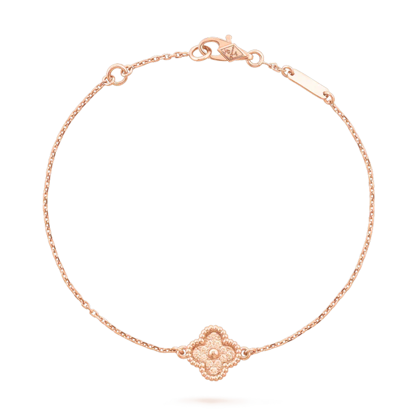 [Glitter Jewelry]CLOVER SINGLE FLOWER BRACELET