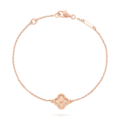 [Glitter Jewelry]CLOVER SINGLE FLOWER BRACELET