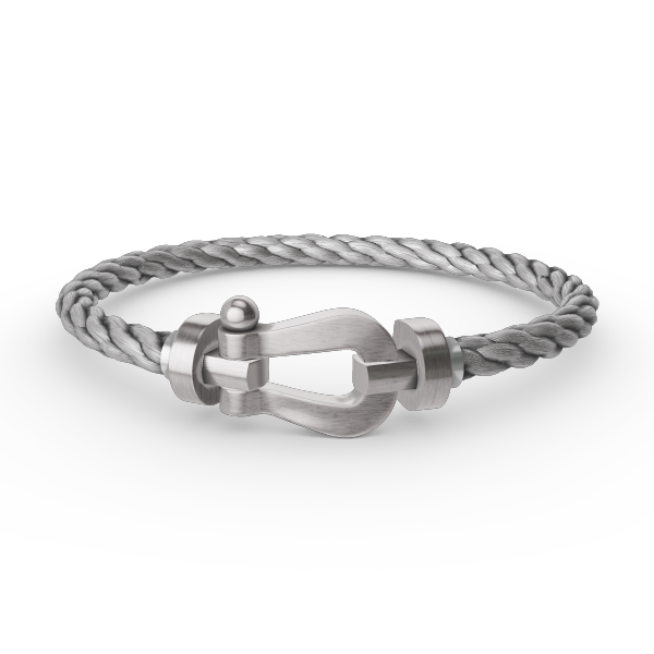 [Glitter Jewelry]FORCE LARGE HORSESHOE NO DIAMOND BRACELET SILVER