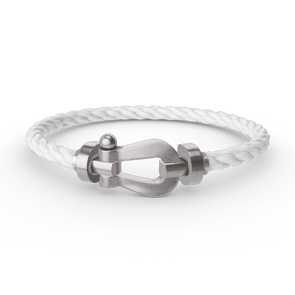 [Glitter Jewelry]FORCE LARGE HORSESHOE NO DIAMOND BRACELET SILVER
