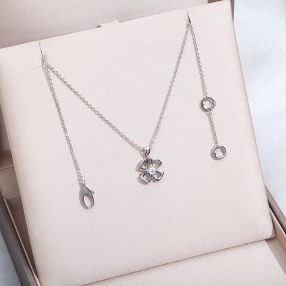 [Glitter Jewelry]FIOREVER NECKLACE DIAMOND CENTER